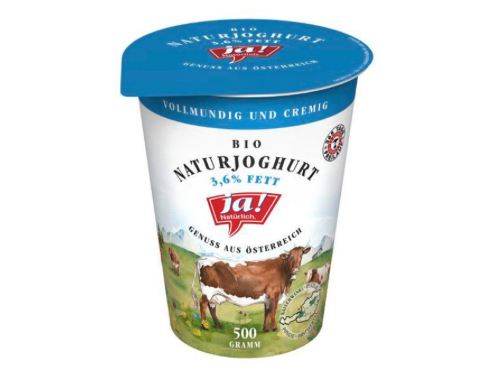 Bio Naturjoghurt 3,6 % 500g